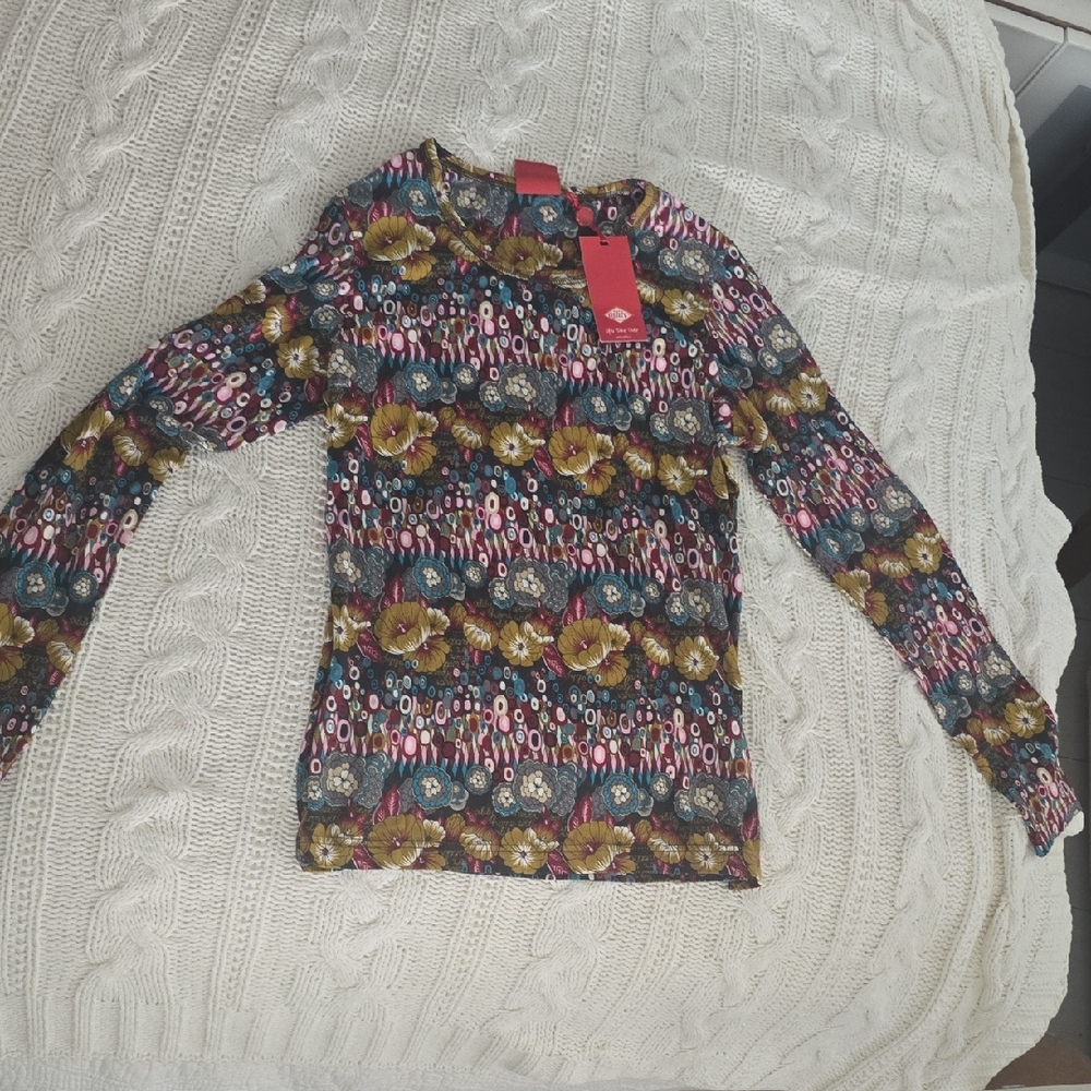 Oilily Floral Crew Neck Sweater - Multicolor